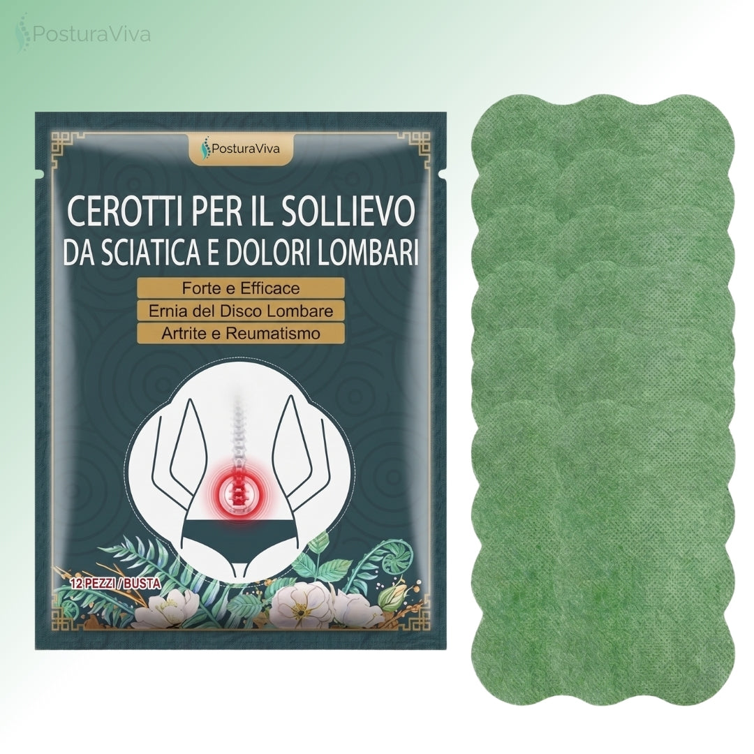 IN REGALO: Cerotti Termo-Terapeutici Anti-Dolorifici Naturali