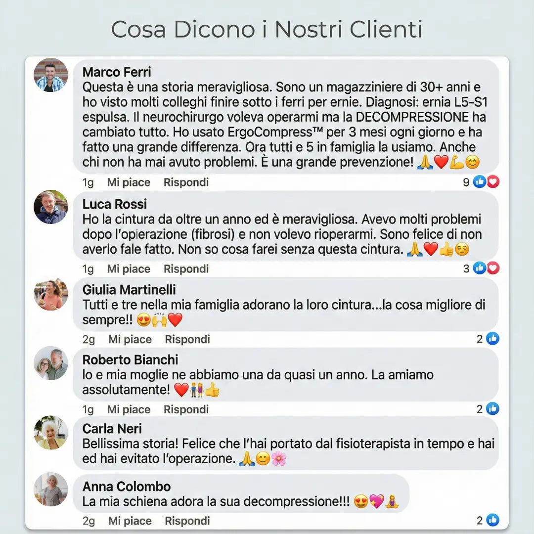 Cintura Lombare 2-in-1 ErgoCompress™ Decompressione & Sollievo dal Dolore Postura Viva