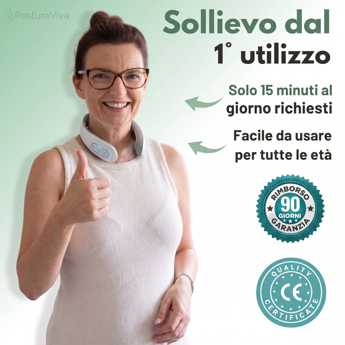 ErgoCervical Pro™ Allevia il Dolore Cervicale e Riduce la Tensione Muscolare