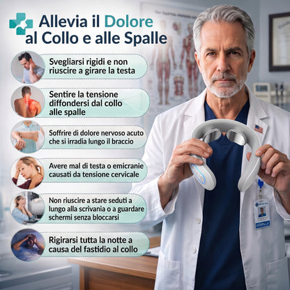ErgoCervical Pro™ Allevia il Dolore Cervicale e Riduce la Tensione Muscolare