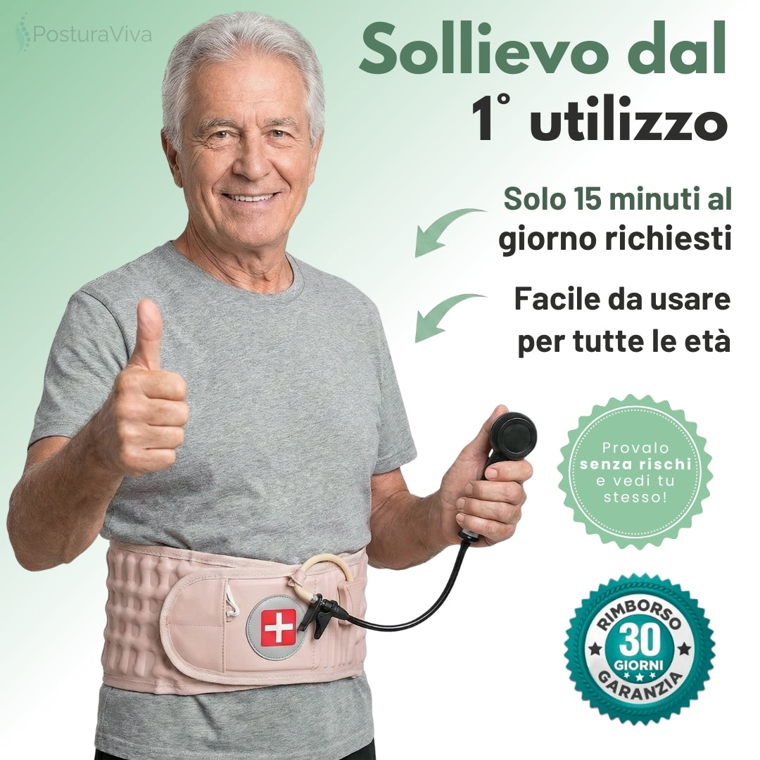 Cintura Lombare 2-in-1 ErgoCompress™ Decompressione & Sollievo dal Dolore