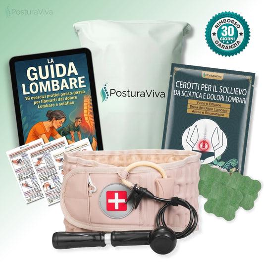 Cintura Lombare 2-in-1 ErgoCompress™ Decompressione & Sollievo dal Dolore